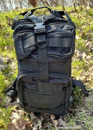 Тактический рюкзак для военных, охоты, рыбалки, походов, путешествий и спорта. цвет черный