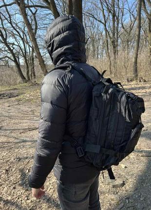 Тактический рюкзак для военных, охоты, рыбалки, походов, путешествий и спорта. цвет черный7 фото
