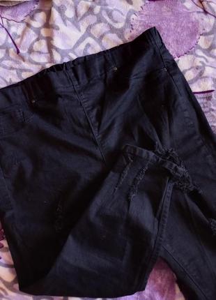 Распродажа рваные стрейчевые джинсы джеггинсы скинни2 фото