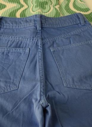 Актуальные широкие джинсы насыщено синие tally weijl7 фото
