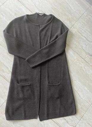 Шерстяной теплый кардиган 4