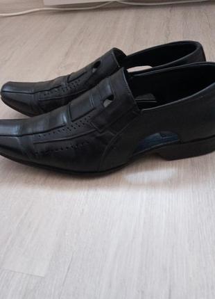 Мужские туфли натуральная кожа, разм. 43, б/у10 фото