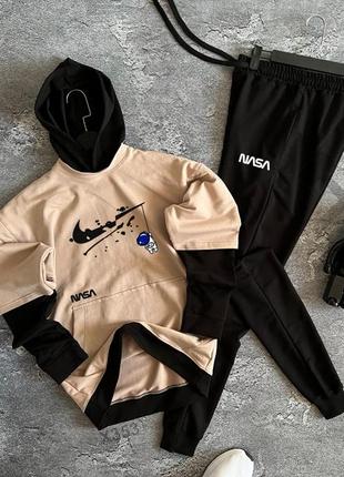 Весняний спортивний костюм nike худі + штани1 фото