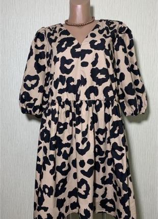 Леопардова сукня 16 uk f&f1 фото