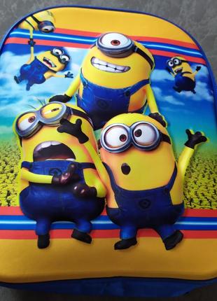 Рюкзак, ранец, сумка для мальчика миньоны