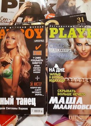 Мужские журналы — playboy винтаж глянец коллекция 2009-20152 фото