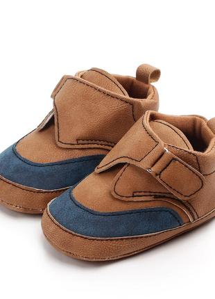 Пинетки-мокасины для мальчика 11см