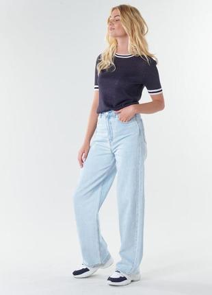 Женские голубые джинсы high loose, размер s. по бирке 25-31.7 фото