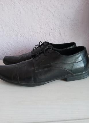Классические мужские туфли, натуральная кожа, разм. 43, б/у5 фото