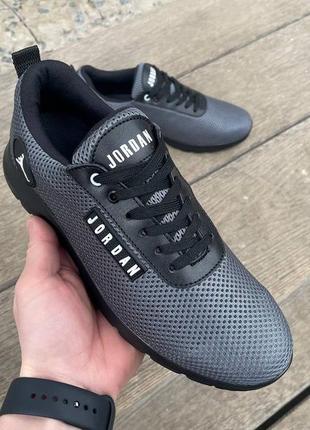 Чоловічі літні текстильні кросівки jor сірого кольору