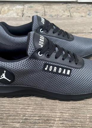 Чоловічі літні текстильні кросівки jor сірого кольору