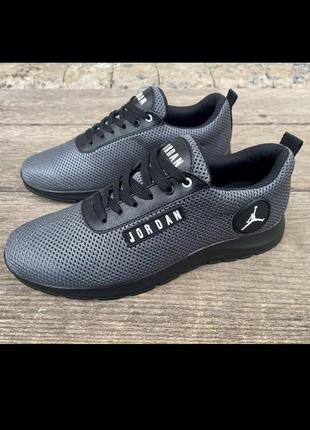 Чоловічі літні текстильні кросівки jor сірого кольору