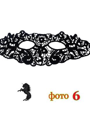 Новогодняя,мережева маска для очей еротична,карнавальна,ажурна,6 фото