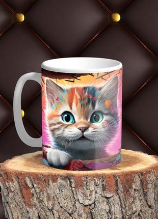 Кружка,чашка с котом,котиком,котенком,кошкой1 фото