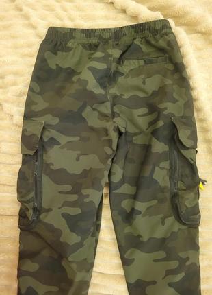 Стильные камуфляжные брюки карго 42-44р унисекс4 фото