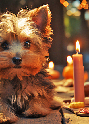 Кружка с собакой,щенок йоркширский терьер,праздник,день рождения3 фото