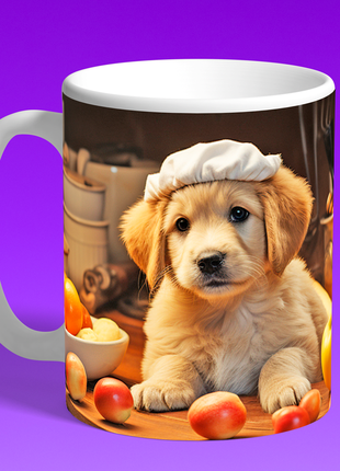 Чашка подарунок собака щеня лабрадор-ретрівер,день народження,свя2 фото