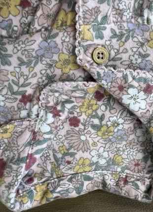 Крутезна піжама, баєчка в квітковий принт 1.5-2 роки ріст 92 на дівчинку6 фото