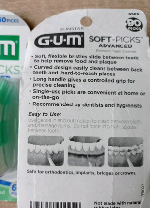 Зубочистки для брекетів і зубних проміжків3 фото