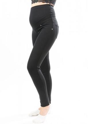 Новые базовые черные брюки для беременных л