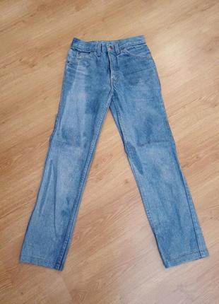 Джинси з крутою дивовижною варкою  levi's w 26 l 32 made in gt. britain