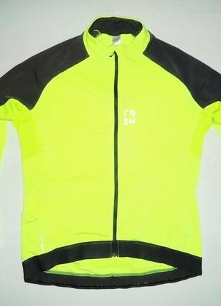 Велоджерсі decathlon triban rc 500 long sleeve cycling jersey yellow (xl) велоформа2 фото