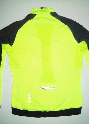 Велоджерсі decathlon triban rc 500 long sleeve cycling jersey yellow (xl) велоформа3 фото