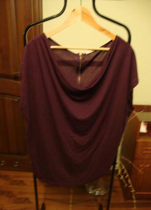 Майка ошатна. футболка new look, колір марсала