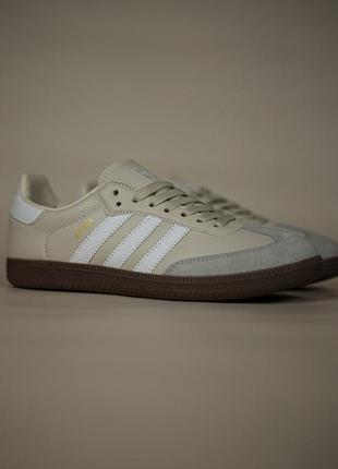 Кросівки adidas samba beige5 фото