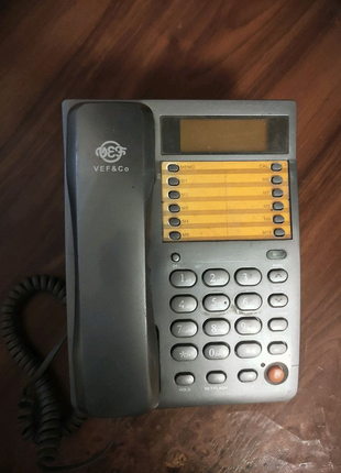 Офисный проводной телефонный аппарат vef ta-204p