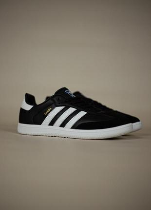 Кросівки adidas samba black white6 фото