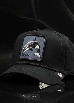 Оригинальная черная кепка goorin bros. killer whale