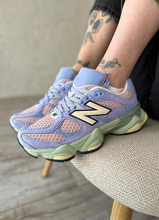 Розкішні жіночі кросівки new balance 9060 the whitaker group missing pieces daydream blue бузкові