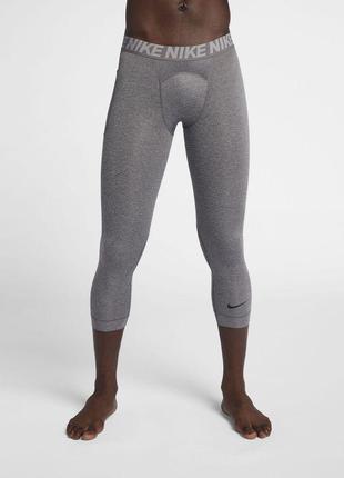 Мужские лосины nike dri-fit 3/4 training tights size m1 фото