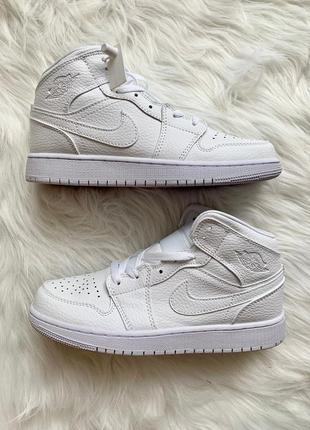 Nike air jordan 1 retro full white 🆕 шикарные кроссовки най 🆕 купить наложенный платёж