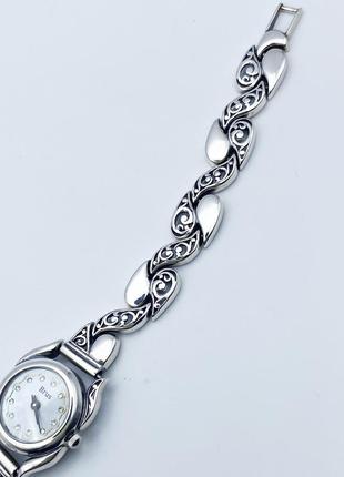 Годинник срібний "годинник 12" 18,5 см 24 г4 фото