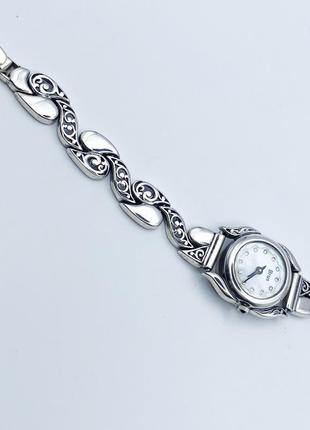 Часы серебряные "годинник 12" 18,5 см 24 г5 фото