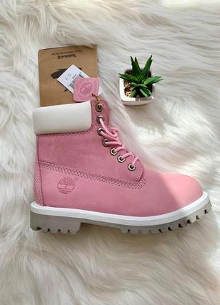 Timberland pink 🆕 шикарные осенние ботинки тимберленд 🆕 купить наложенный платёж