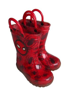 Гумові чоботи водостійкі marvel людина павук spider-man3 фото