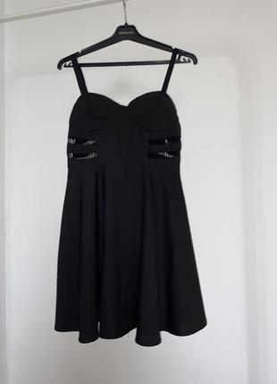 Корсетна сукня чорного кольору розмір м