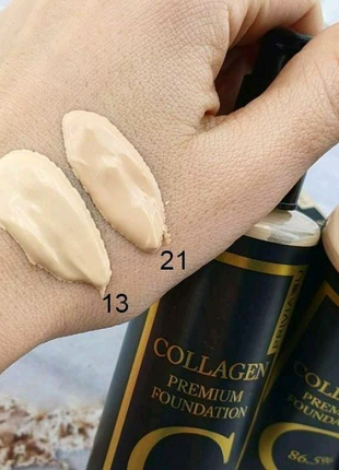 Тональний крем privia u black snail premium foundation 4 in1