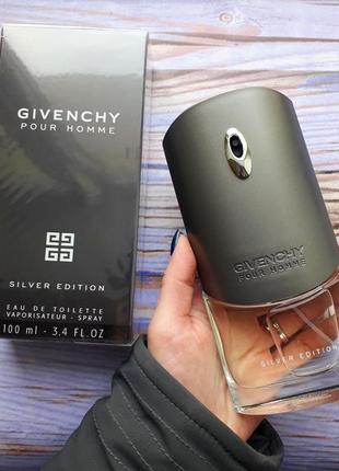 Givenchy pour homme silver edition, туалетна вода 100 мл