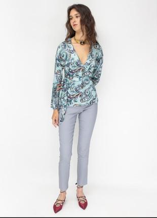 Шикарна блуза на зав'язках дорогого бренда day етикетка2 фото