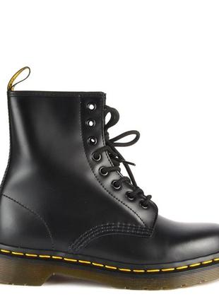 Ботинки женские, мужские dr. martens 1460 черные  (доктор мартинс, мартенс, черевики)