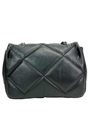 Стеганная женская мягкая сумочка на цепи firenze italy f-it-98106a2 фото