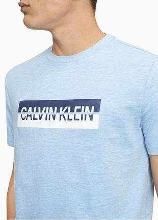Чоловіча меланжева футболка calvin klein