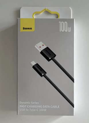 Baseus кабель 100 вт, usb type c до usb c. провід для швидкого за