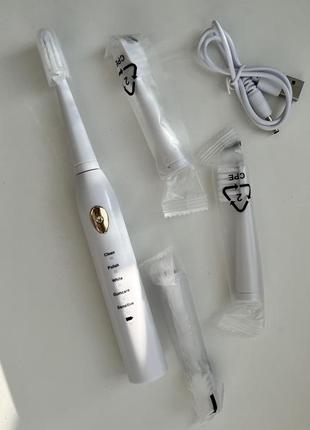 Ультразвукова електрична зубна щітка jianpai jd0053 фото
