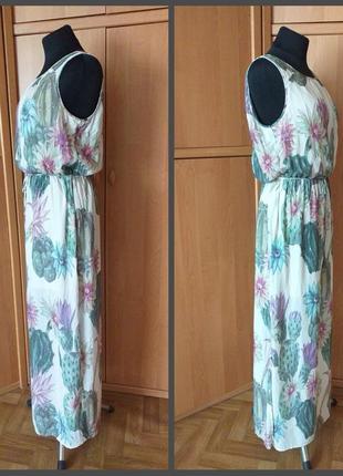 Only 40-річне плаття максі з квітковим принтом4 фото