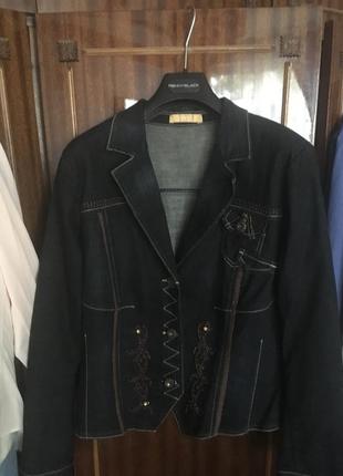 Брендовий джинсова куртка, піджак, куртка, жакет2 фото